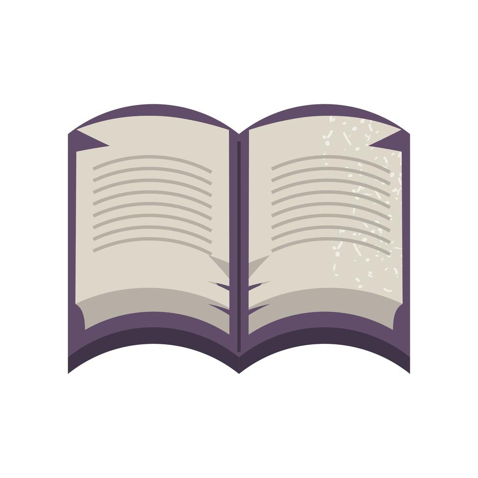 open book of wizardry vector