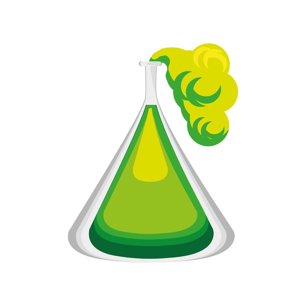 Sustancia química de la botella vector