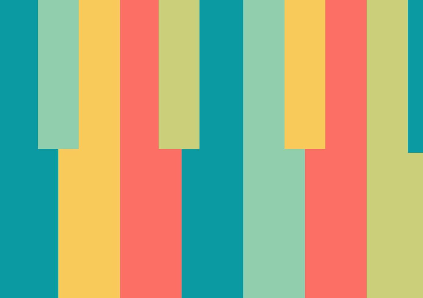 colorful piano keyboard background vector
