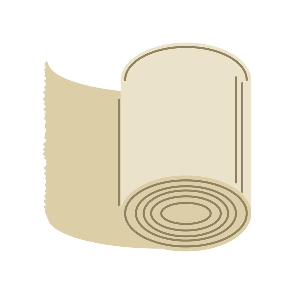 disposable paper roll vector