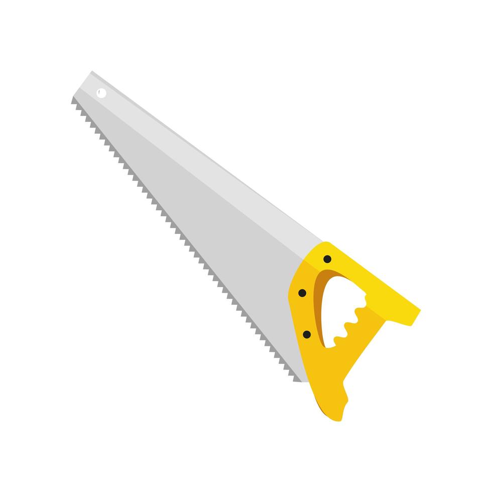 saw carpentry tool vector