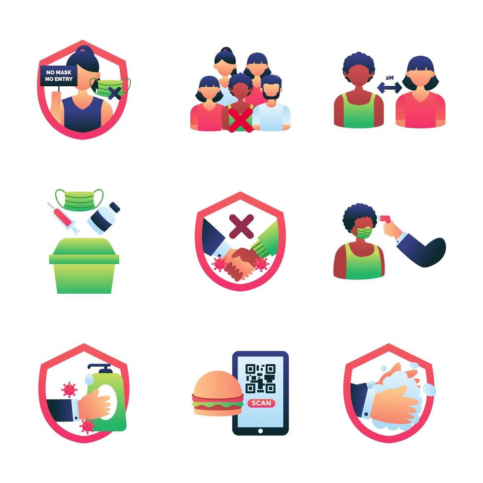 New Normal Icons vector