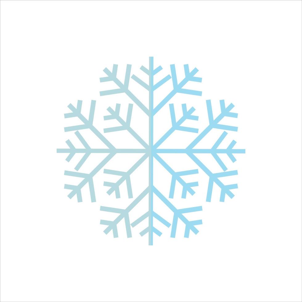 SNOWFLAKE Icon vector Line on white background image for web, presentation, logo, Icon Symbol.