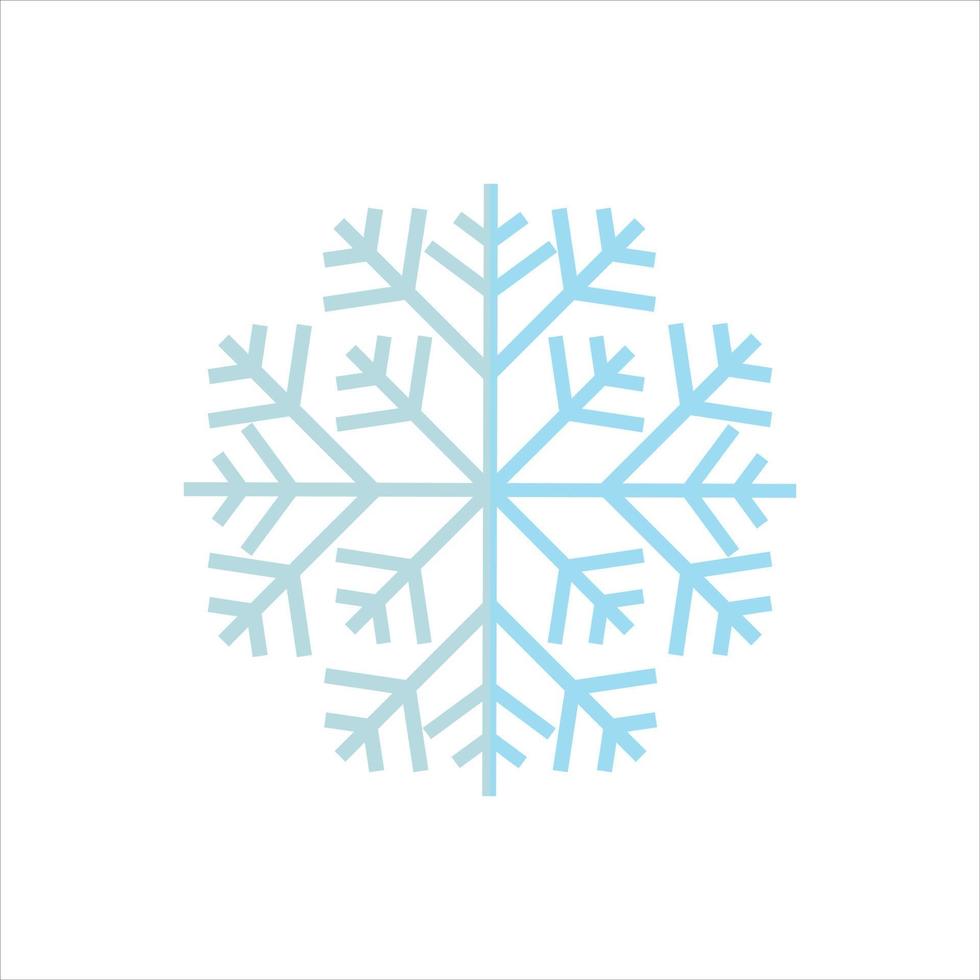 SNOWFLAKE Icon vector Line on white background image for web, presentation, logo, Icon Symbol.