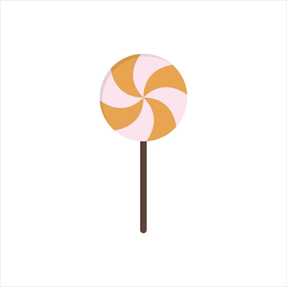 lollipop lolly candy icono vector línea sobre fondo blanco imagen para web, presentación, logotipo, símbolo de icono