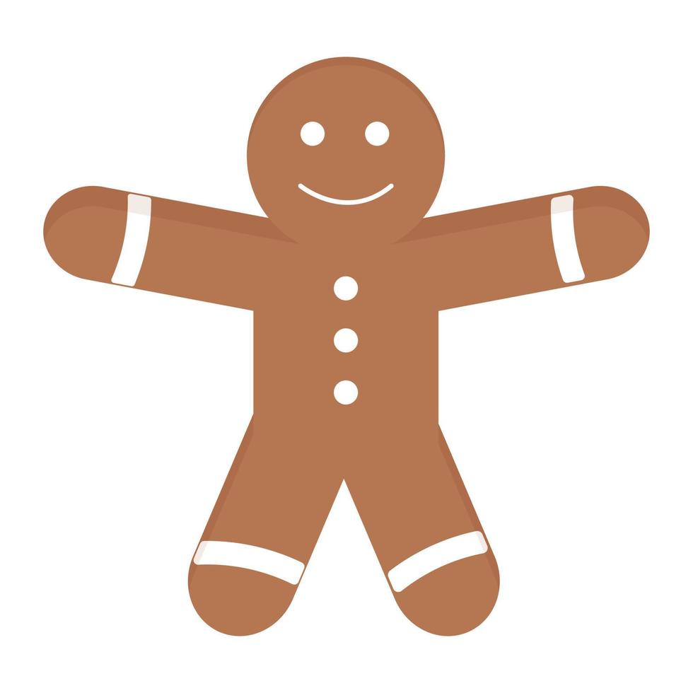 vector de icono de Navidad de cookies para web, presentación, logotipo, icono, etc.