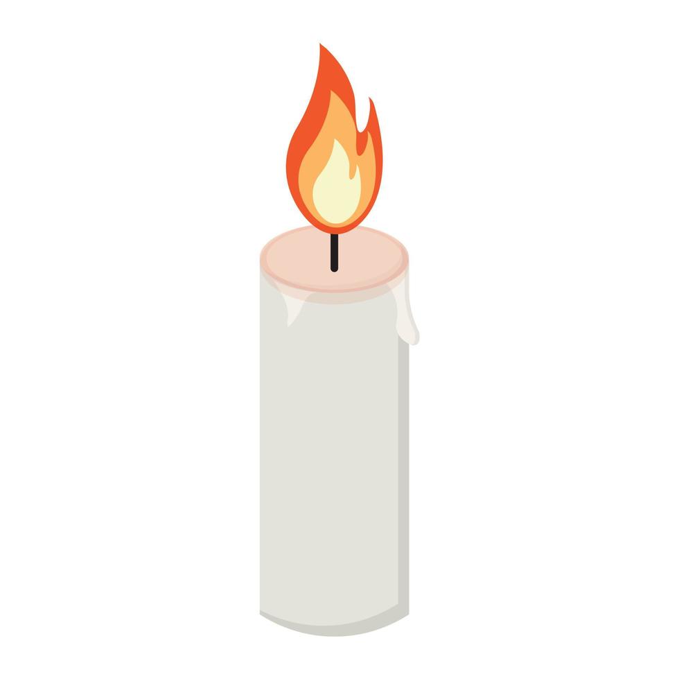 Candle Icon Vector For Web, Presentation, Logo, Icon, Etc