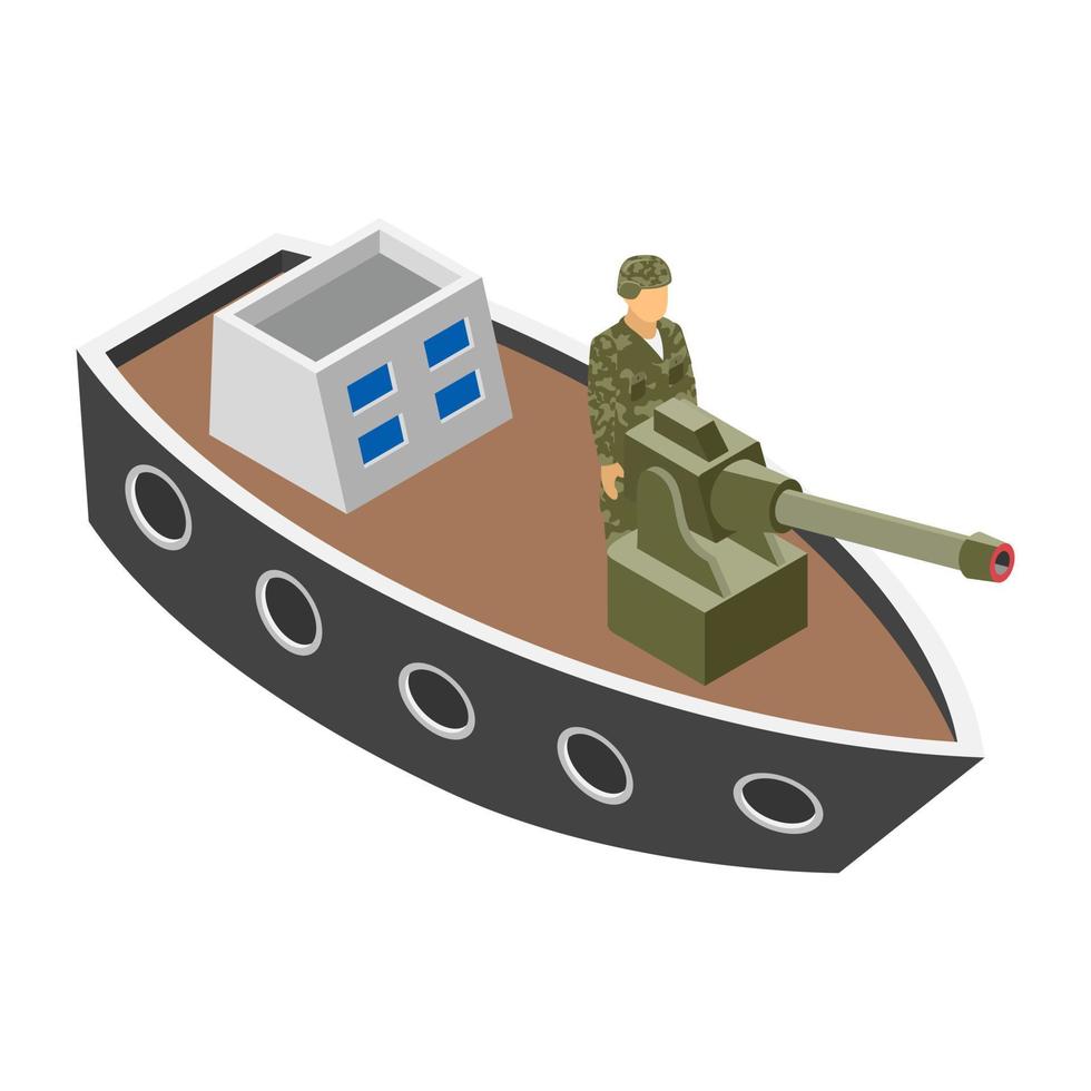 Trendy War Concepts vector