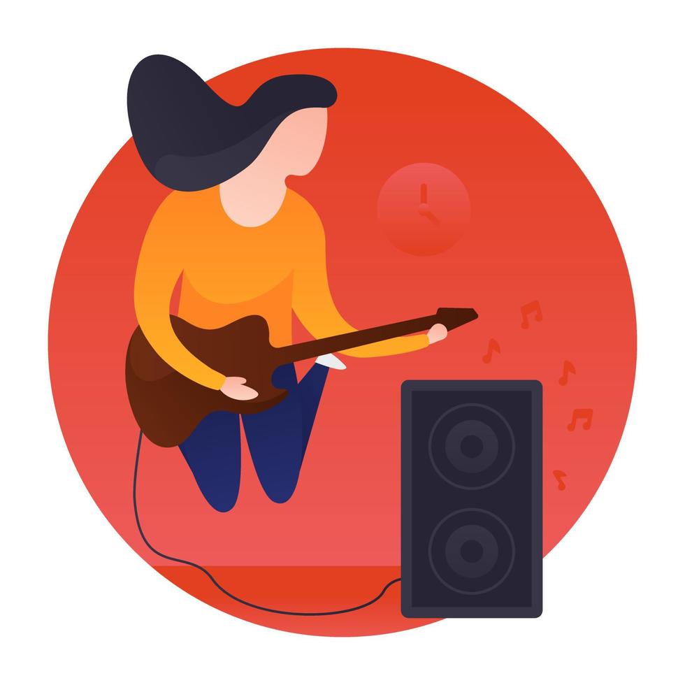 Trendy Rockstar Concepts vector