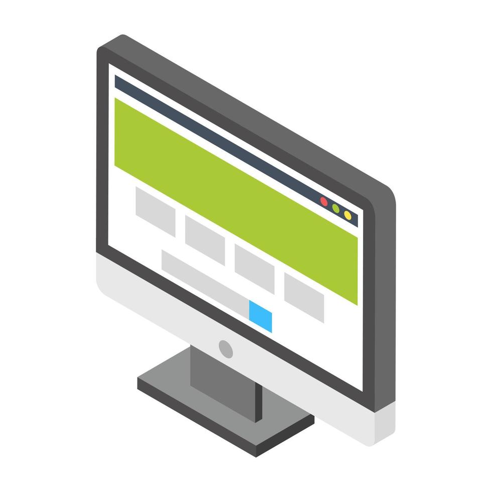 Web Page Concepts vector