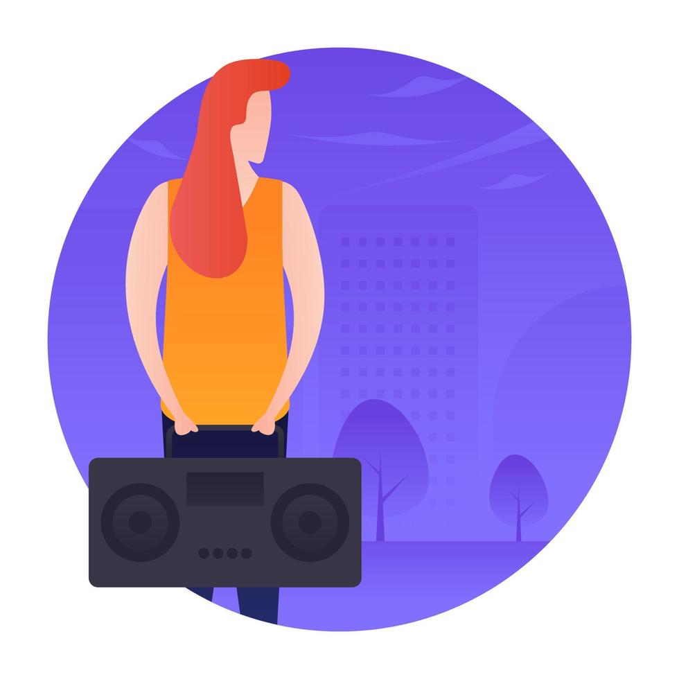 Music Player Concepts vector