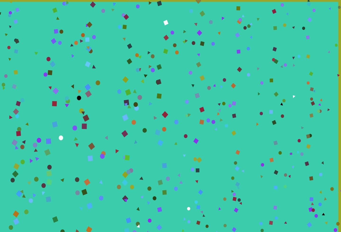 Light Multicolor, Rainbow vector cover in polygonal style with circles.