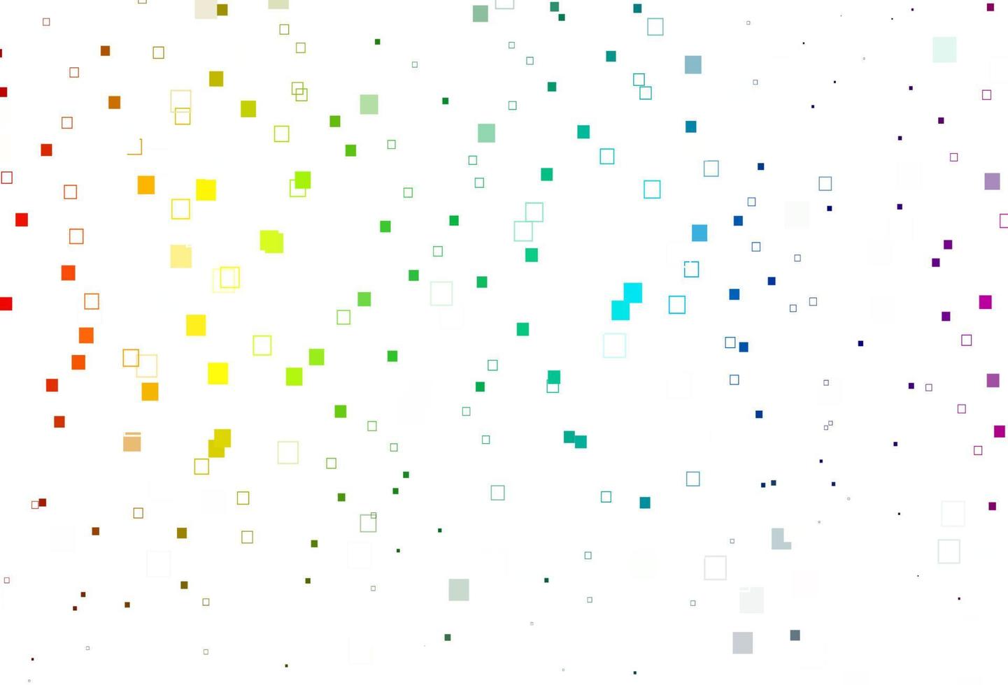 Light Multicolor, Rainbow vector template with square style.