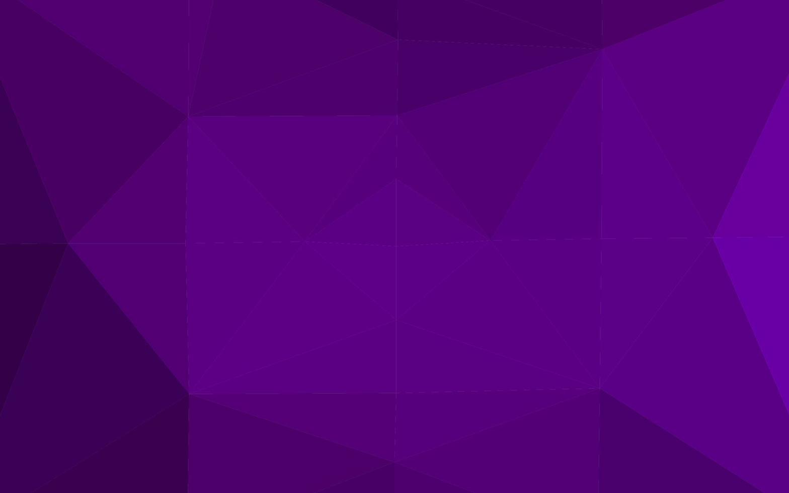 Dark Purple vector polygon abstract backdrop.