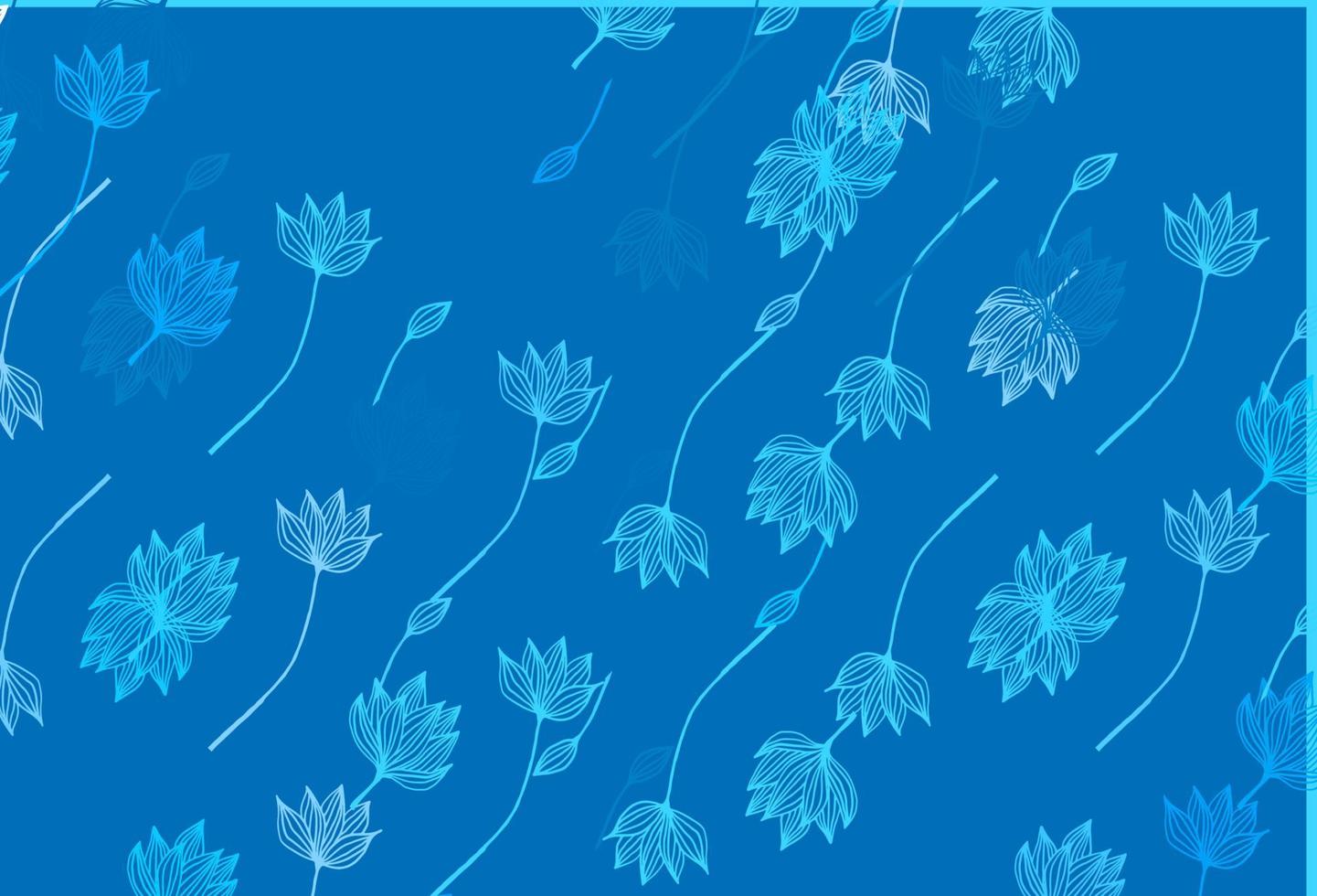 fondo azul claro del doodle del vector. vector