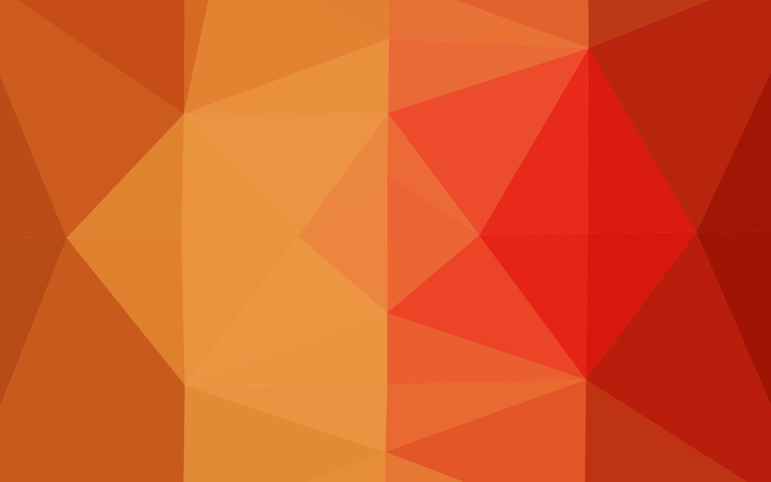 Light Red, Yellow vector abstract polygonal texture.