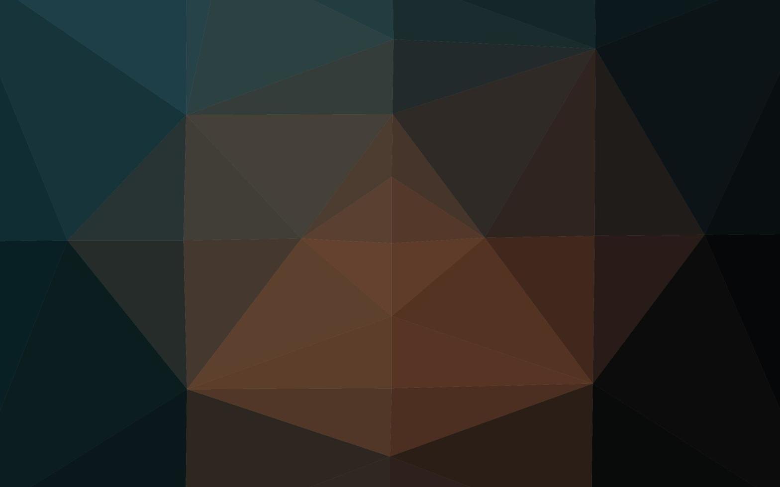 Dark Black vector abstract mosaic background.