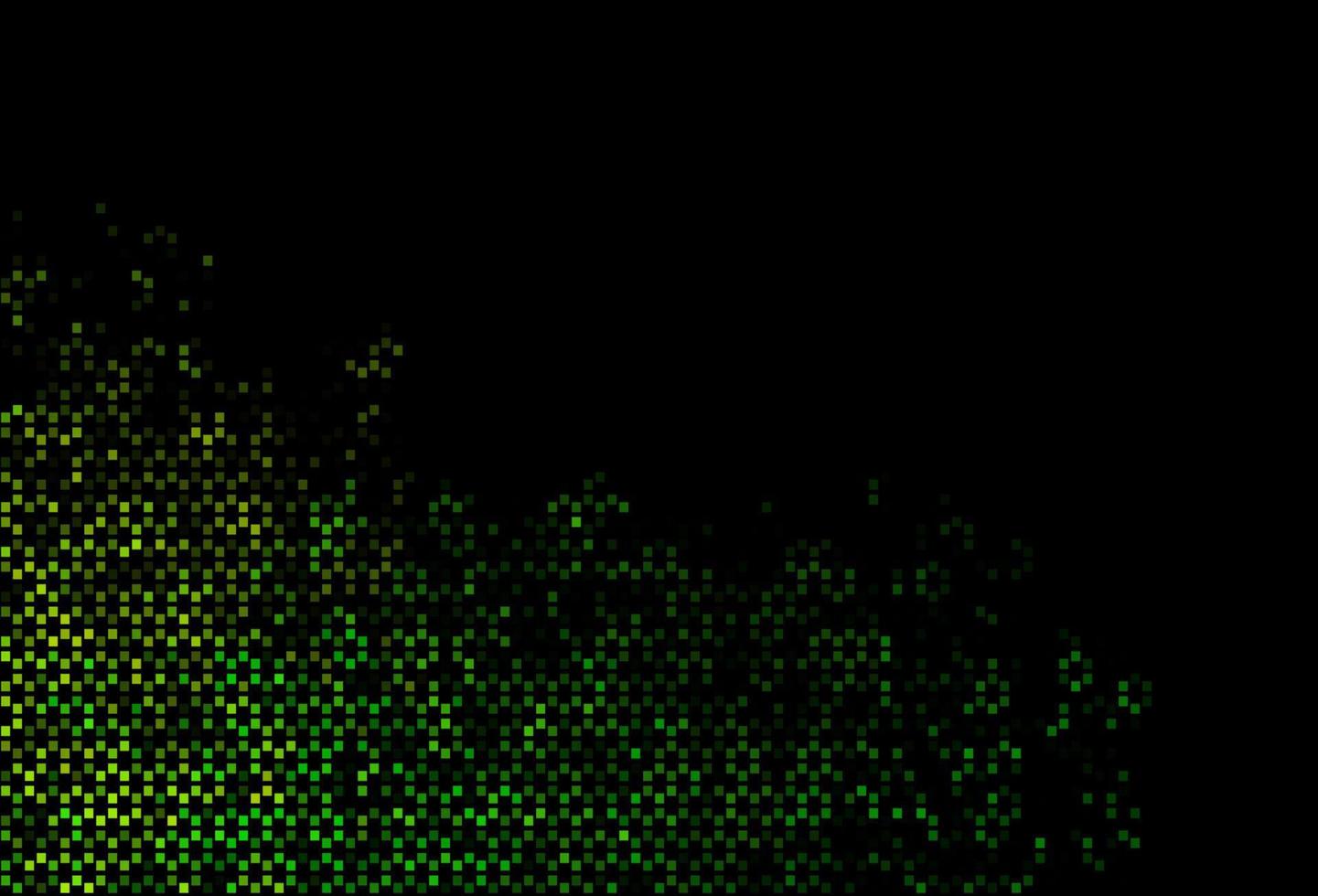 Dark Green, Yellow vector background with rectangles.