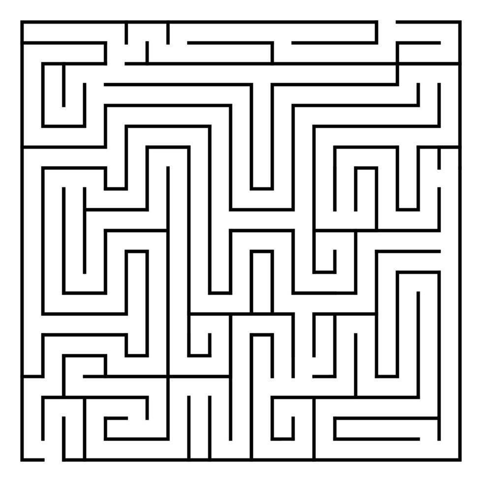vector-square-maze-template-blank-black-and-white-geometric-labyrinth-game-preschool-printable-outline-educational-activity-or-worksheet-sample-playing-field-illustration-3757990-vector-art-at-vecteezy
