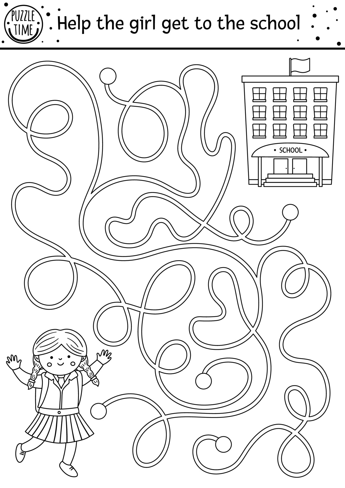 preschool back to school coloring page