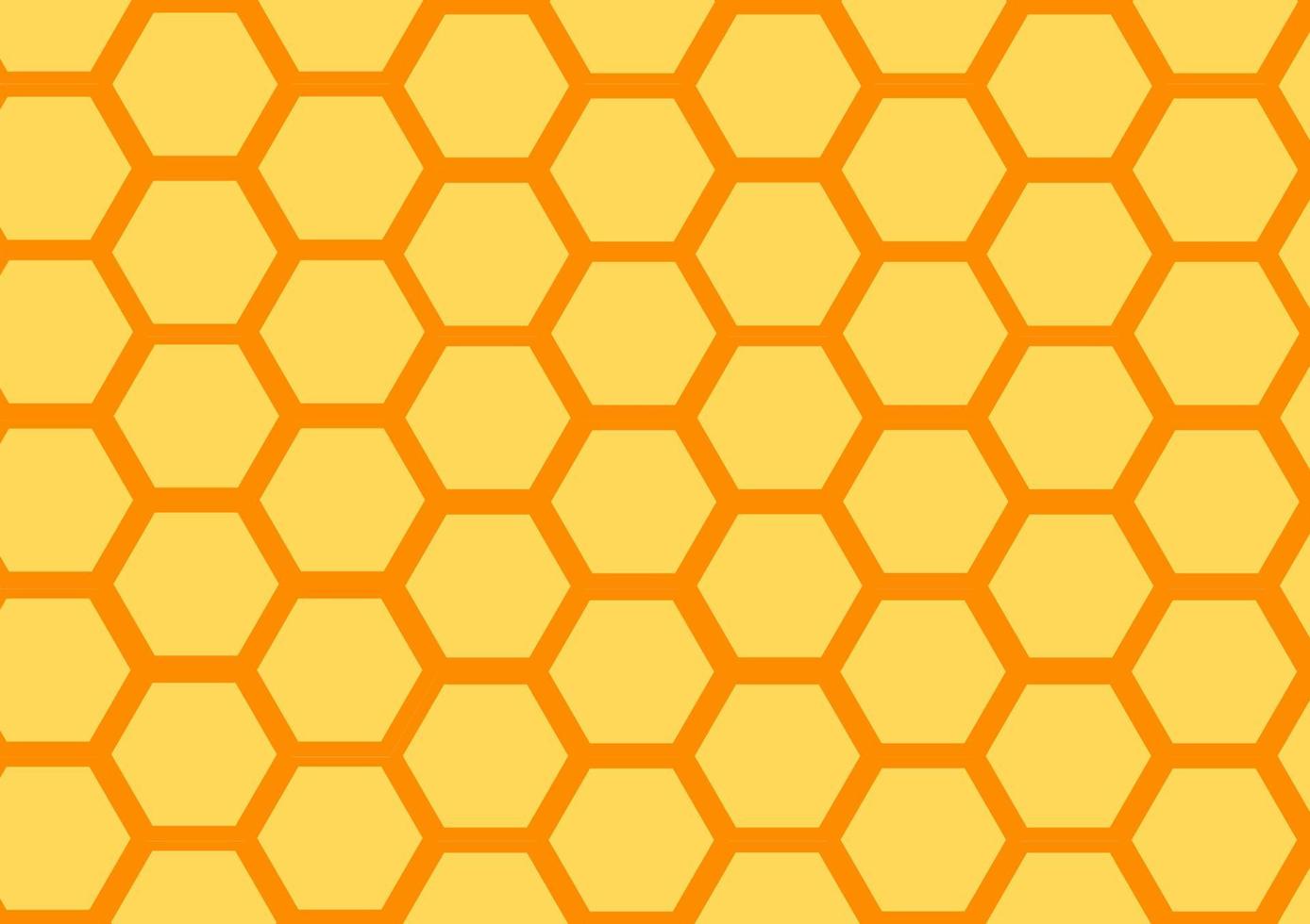 honeycomb background with natural theme vector