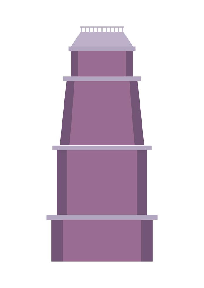 metropolis skyscraper purple vector