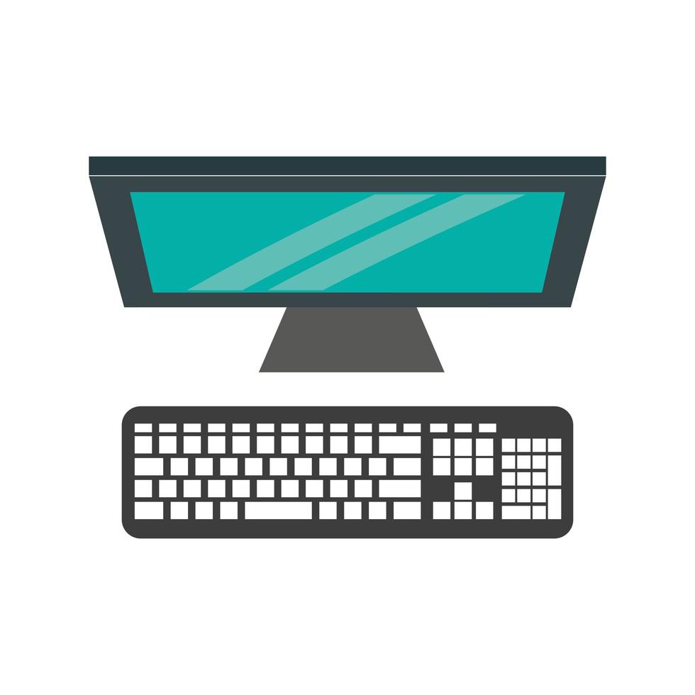 computer icon cartoon vector