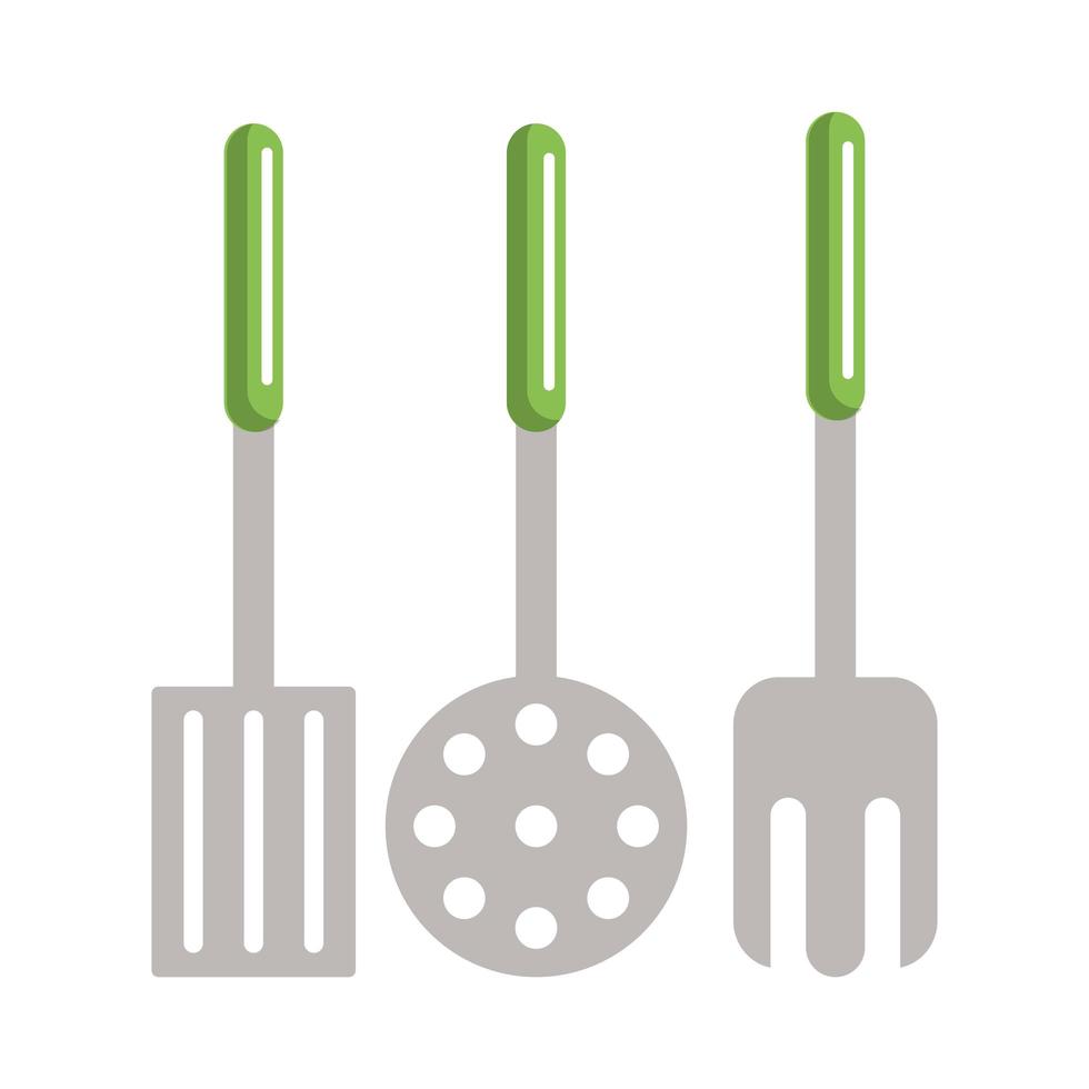 Kitchen utensils and supplies vector