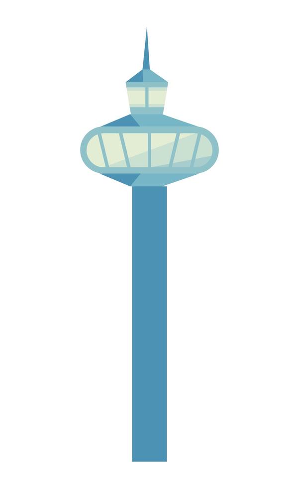 skiscraper dome tower vector