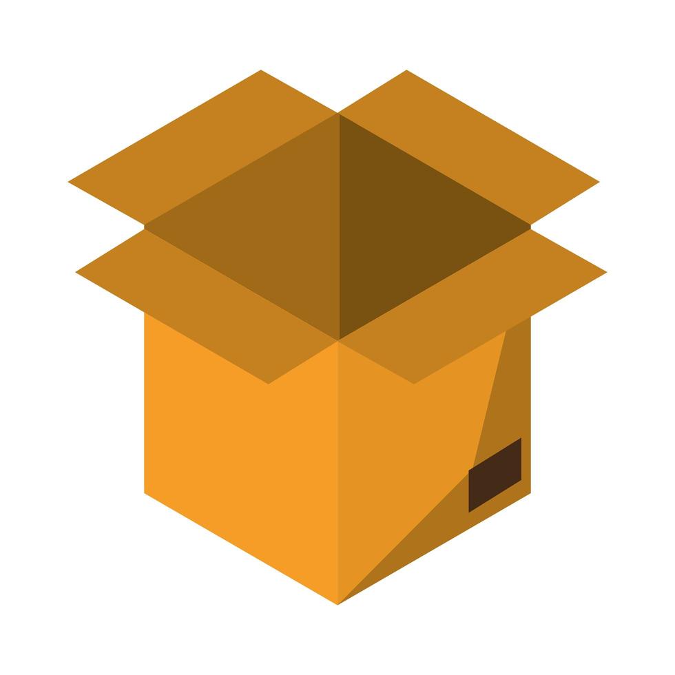 box icon cartoon vector