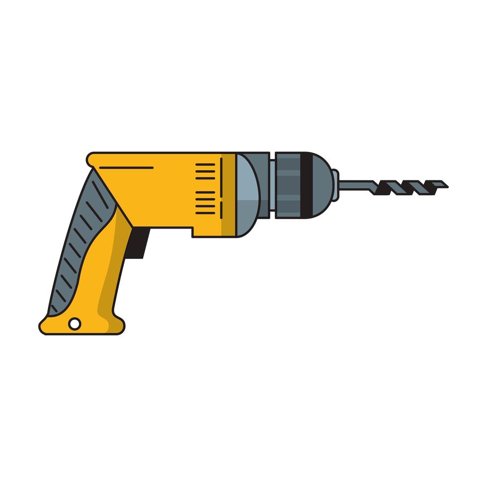 Drill construction tool vector