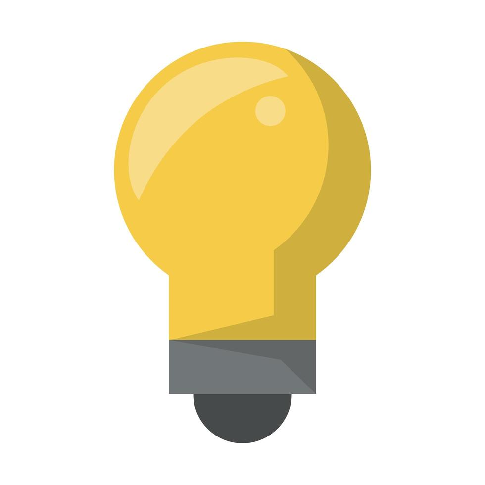 light bulb icon vector