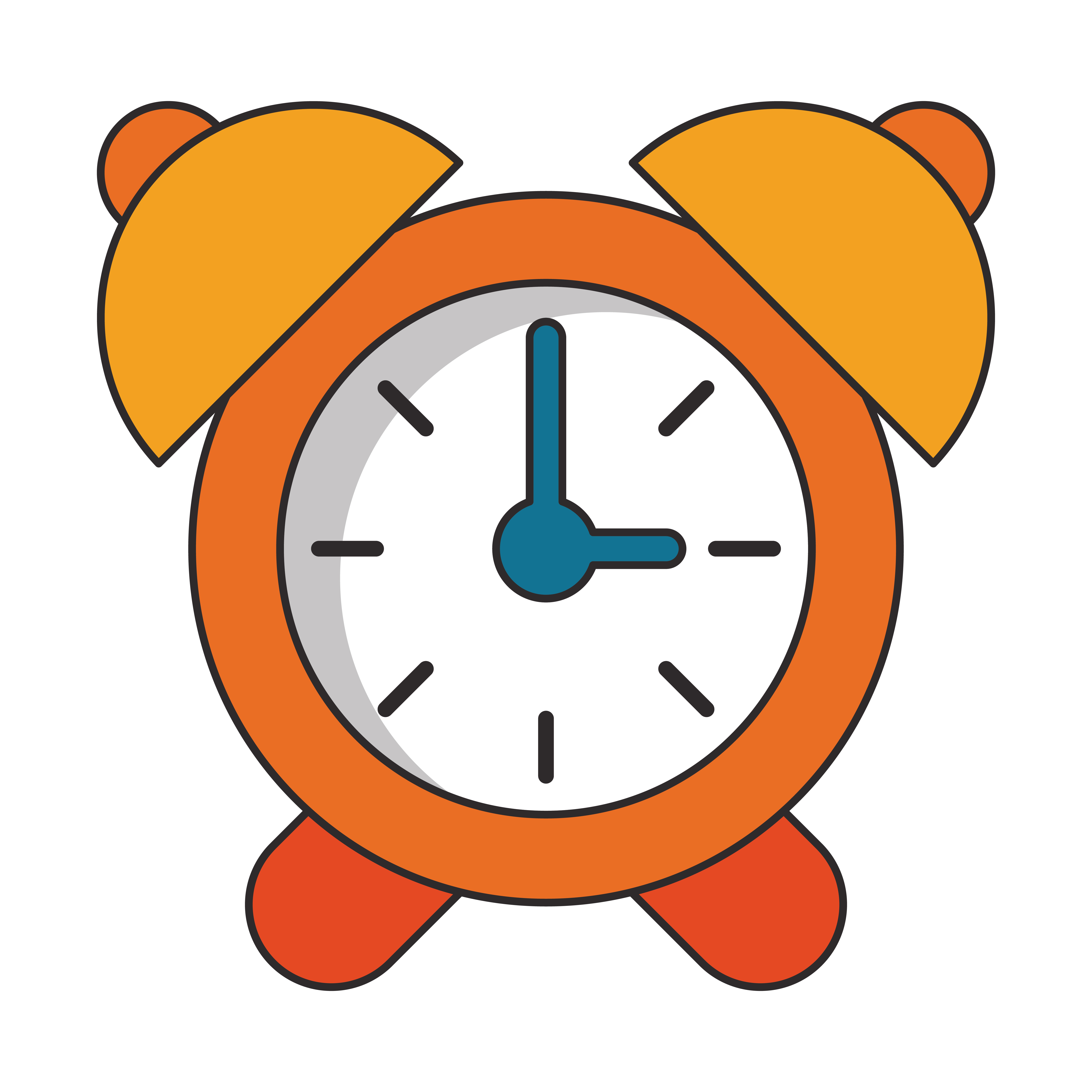 Alarm Clock Cartoon Vector Art, Icons, and Graphics for Free Download