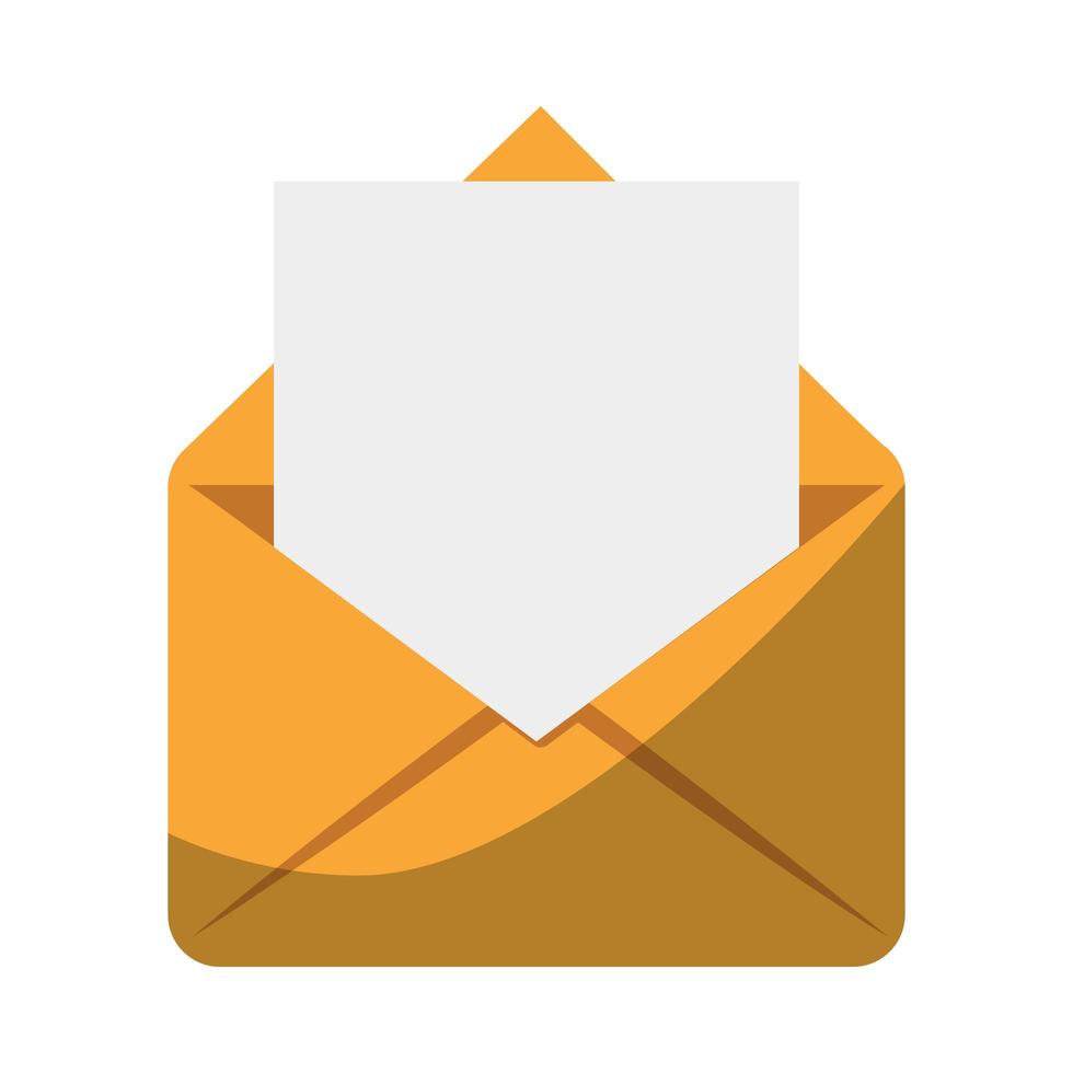 envelope icon cartoon vector