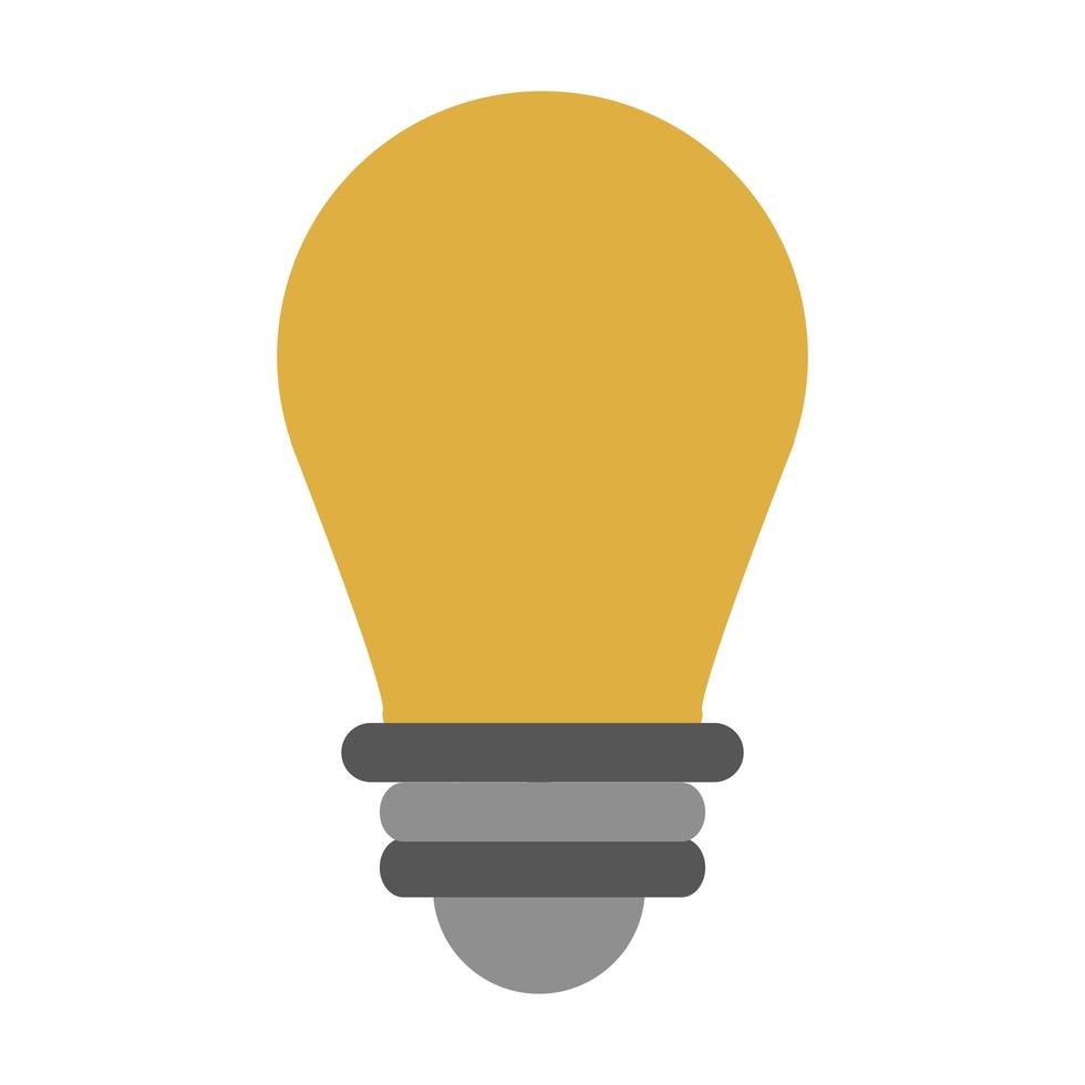 light bulb icon vector