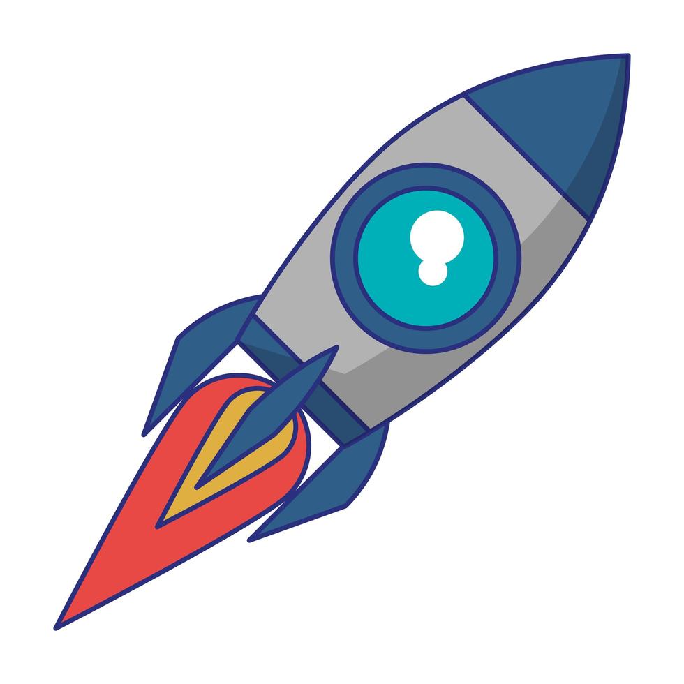 rocket icon cartoon 3760005 Vector Art at Vecteezy