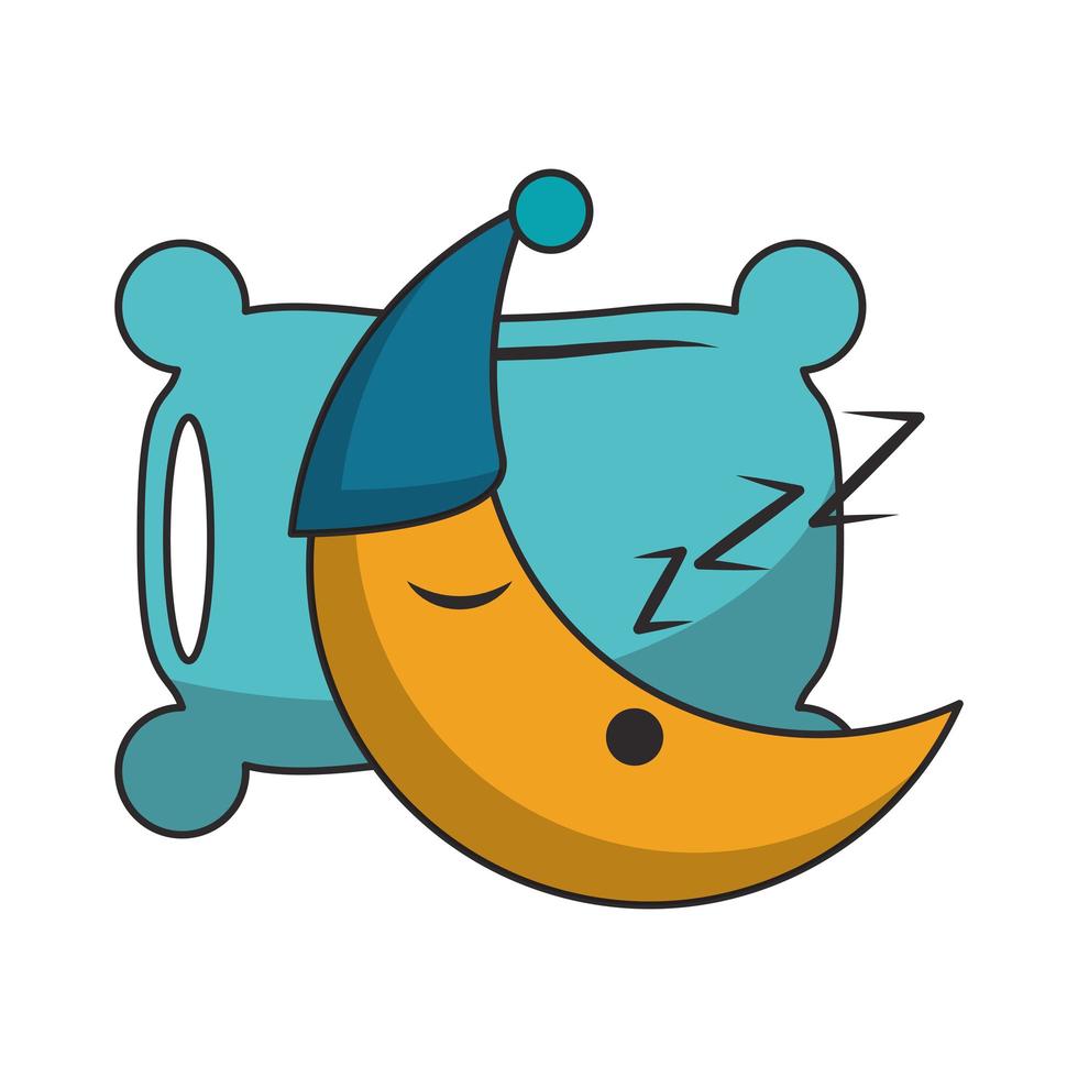 dibujos animados para dormir y descansar vector