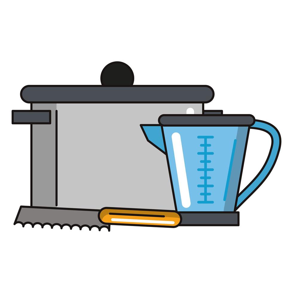 Kitchen utensils and supplies vector