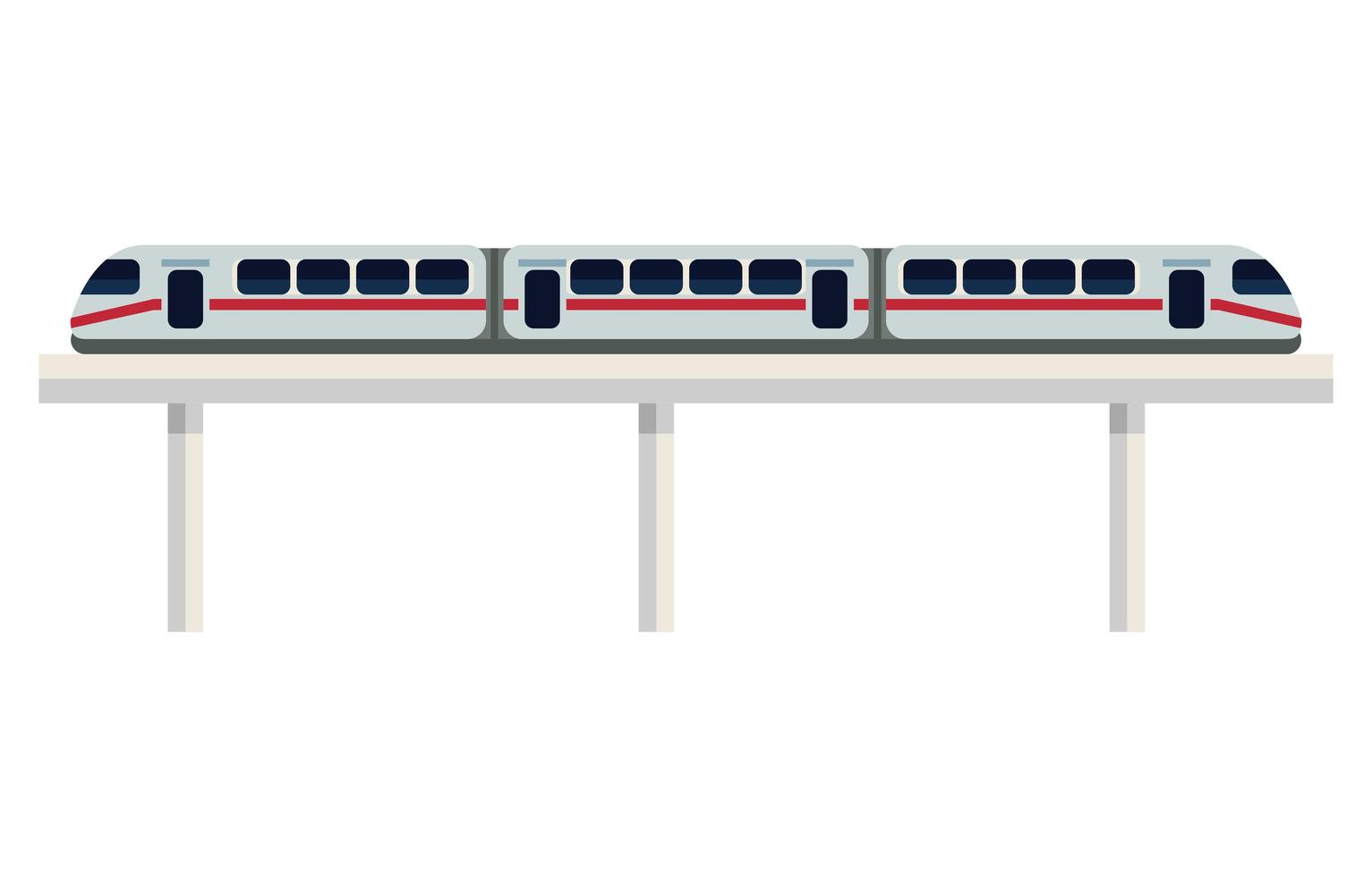 bullet train vehicle vector