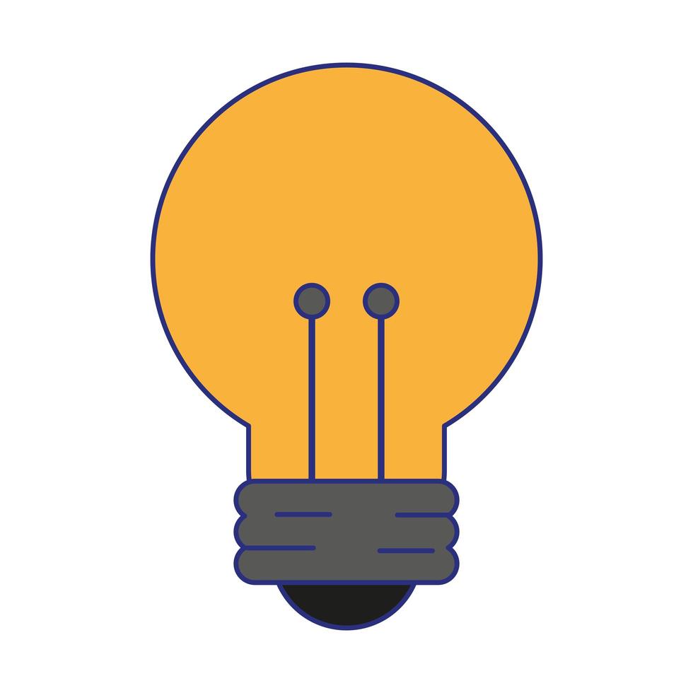 light bulb icon vector