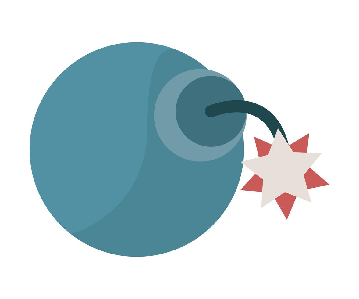 bomb explosive icon vector