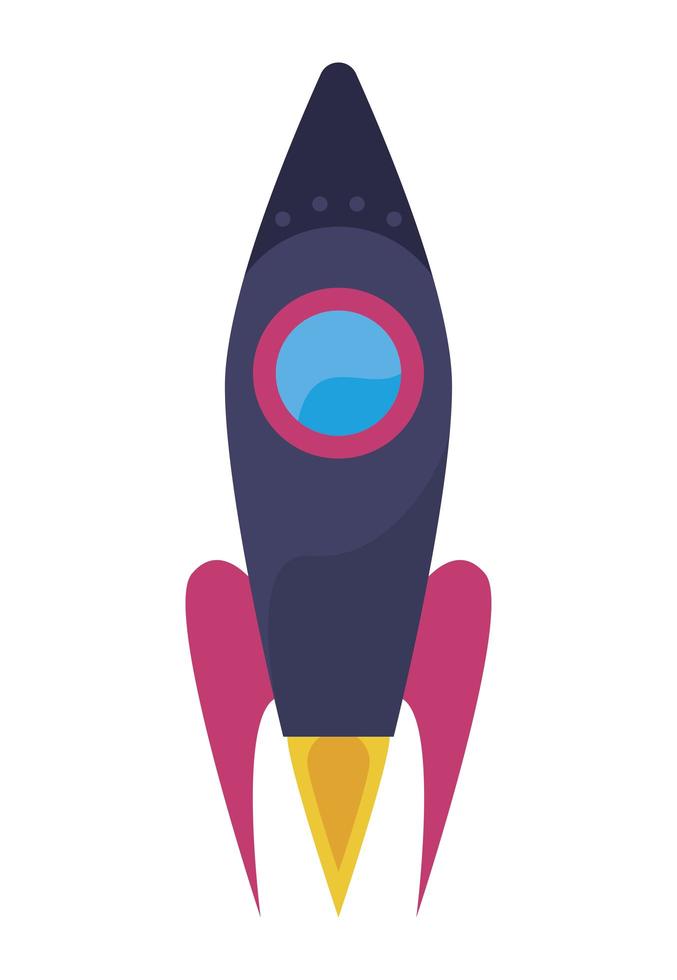 rocket launcher startup vector
