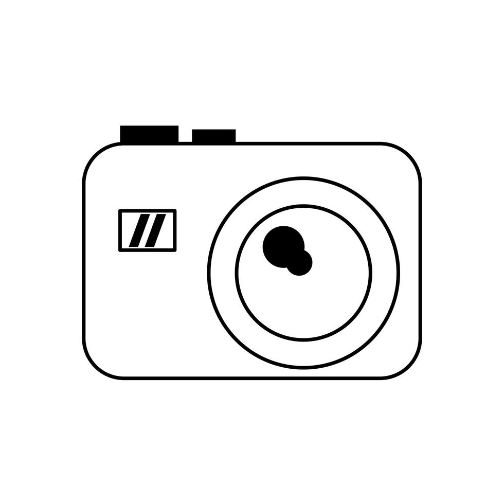 icono de cámara fotográfica vector