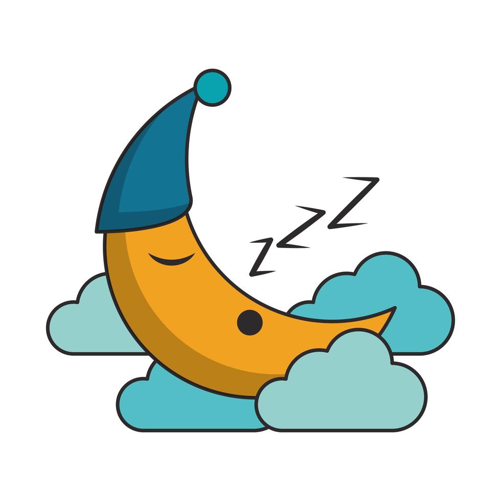 Sleep and rest cartoons vector