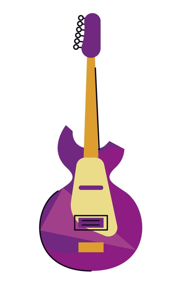 electric guitar instrument vector