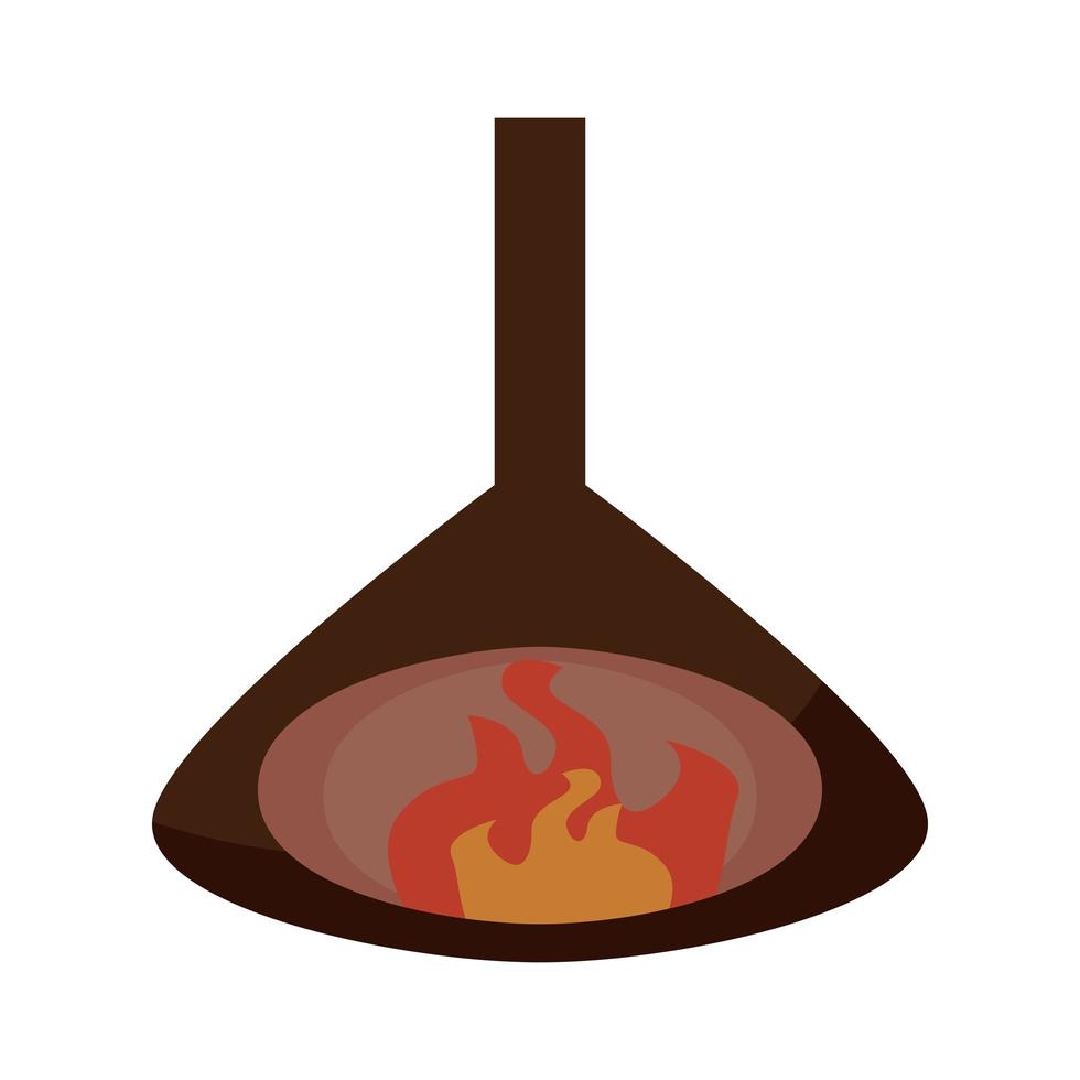 home chimney icon vector