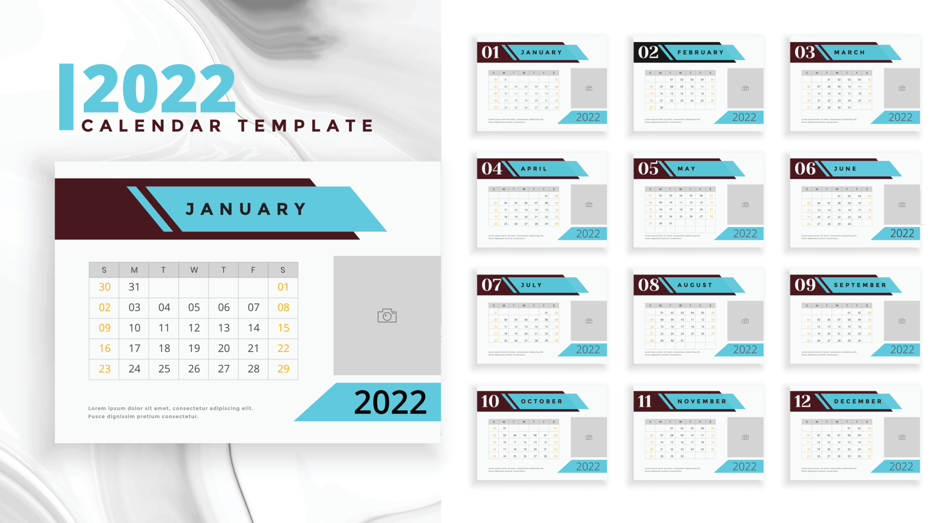 New Year 2022 Calendar Png Image Design Template With Green Shapes Vector Illustration, 2022 Calendar, New Calendar 3760957 Vector Art At Vecteezy