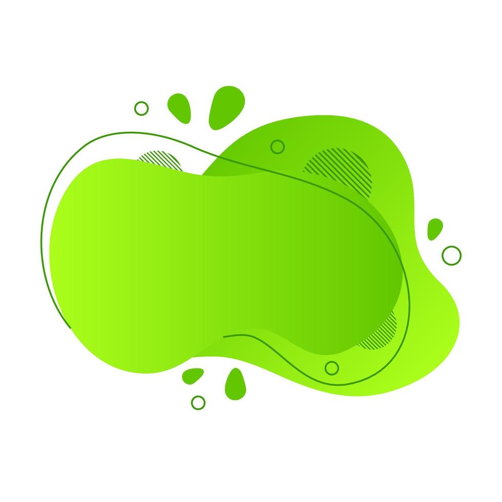 Abstract fluid design element vector