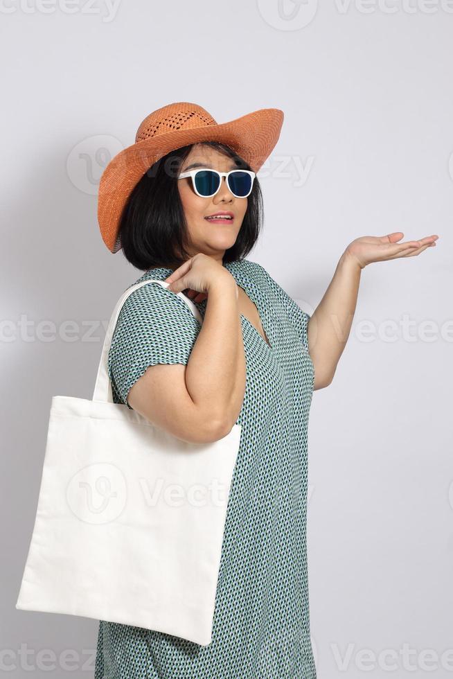 Chubby Asian Woman photo