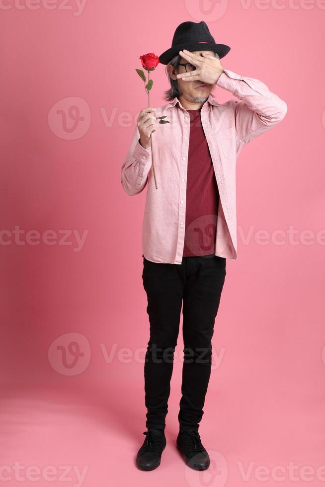 Man in Pink photo